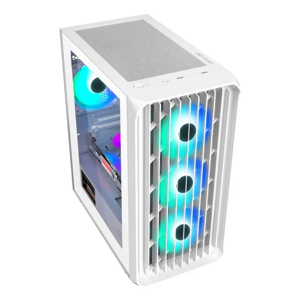 Ant Esports 205 Air ARGB Cabinet White - Image 4