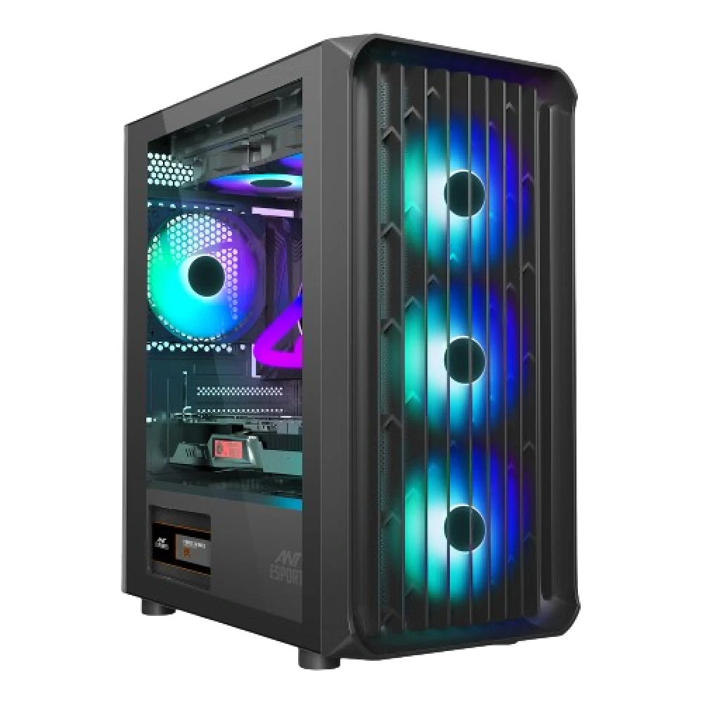 Ant Esports 205 Air ARGB Cabinet Black