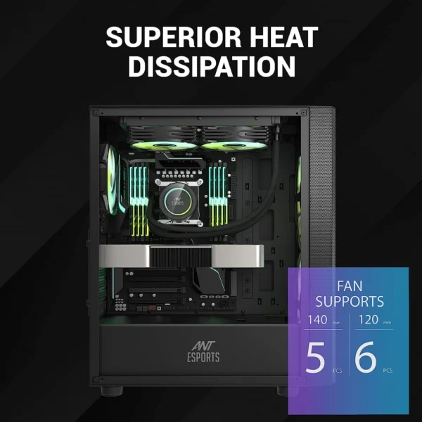 Ant Esports 250 Air Cabinet Black - Image 13