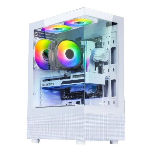 Ant Esports Crystal X2 Cabinet White