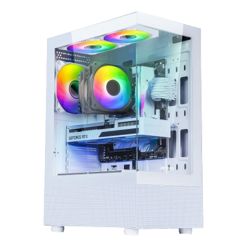 Ant Esports Crystal X2 Cabinet White
