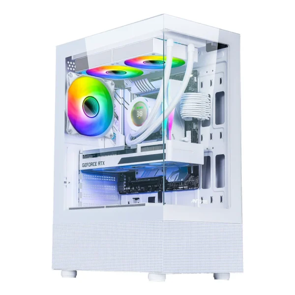 Ant Esports Crystal X2 Cabinet White - Image 3