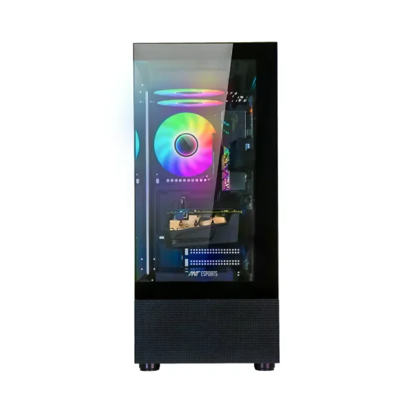 Ant Esports Crystal X2 Cabinet Black - Image 3