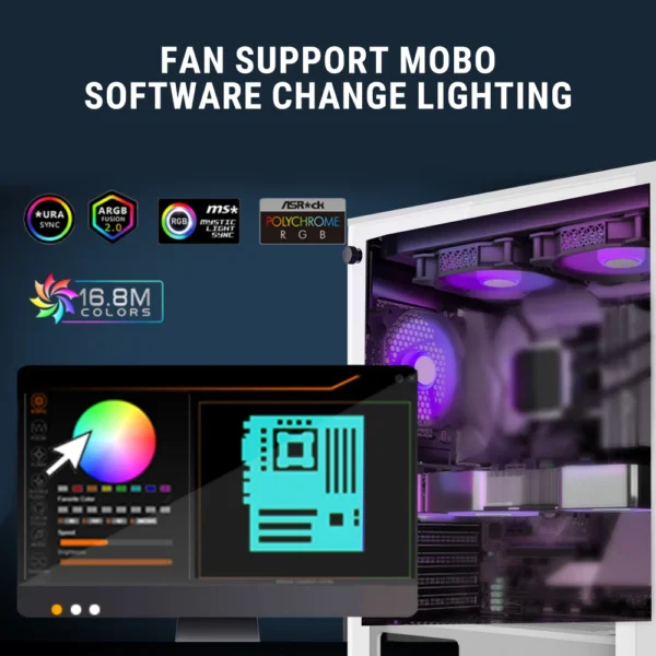 Ant Esports SX7 ARGB Cabinet Black - Image 8