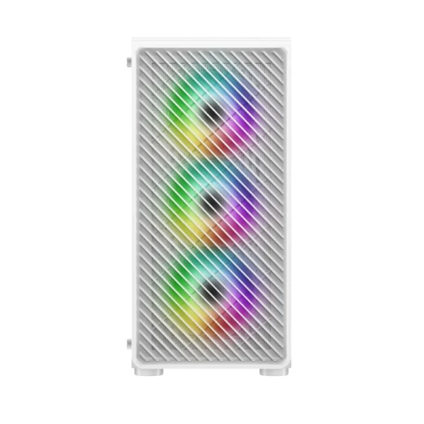 Ant Esports 211 Air ARGB Gaming Cabinet White - Image 2