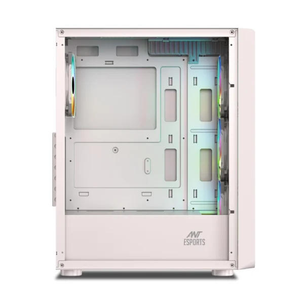 Ant Esports 211 Air ARGB Gaming Cabinet White - Image 5