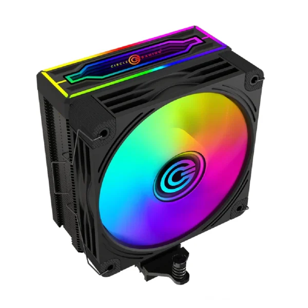 Circle Gaming 4P ARGB Black Gaming CPU Cooler - Image 2