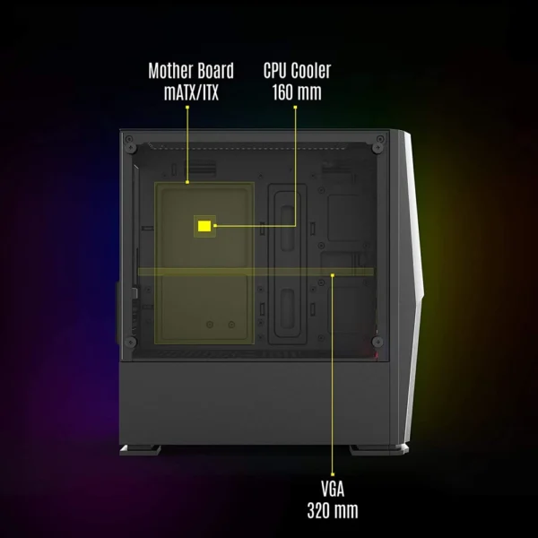 Zebronics Zeb-Odin Gaming Cabinet - Image 4