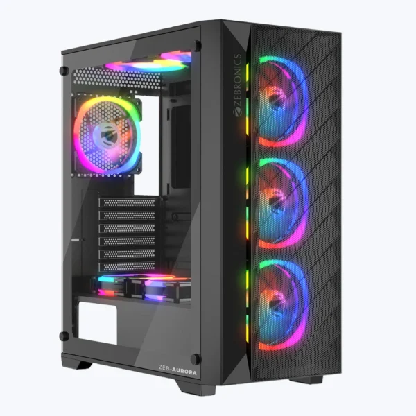 Zebronics Zeb Aurora Mid Tower Gaming Cabinet