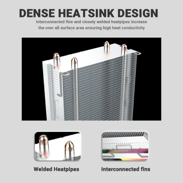Ant Esports ICE-C200 V2 CPU Air Cooler - Image 4