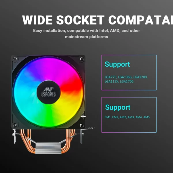Ant Esports ICE-C200 V2 CPU Air Cooler - Image 5