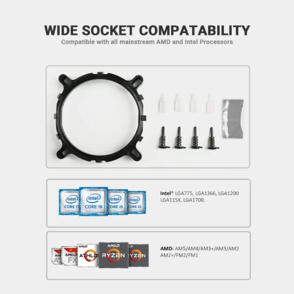 Ant Esports ICE-C200 V2 CPU Air Cooler - Image 6